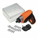 BLACK + DECKER cordless screwdriver CS3652LCAT (orange / black, 3.6 volts, with angular attachment, 