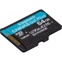 Kingston Canvas Go! Plus 64 GB microSDXC, memory card (black, UHS-I (U3), A2, Class 10, V30)