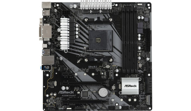 ASRock emaplaat A320M Pro4-F AM4