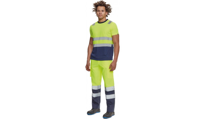 Cerva Monzon T-särk Hi-Vis kollane 4XL