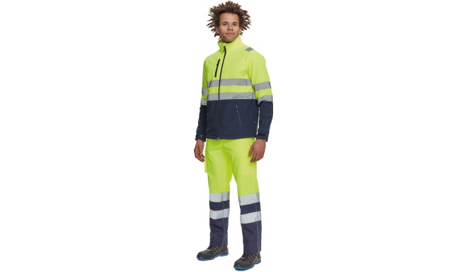 Cerva Granada softshell Hi-Vis kollane 3XL