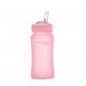 EVERYDAY BABY glass straw bottle 240ml 6m+ Rose Pink 10384