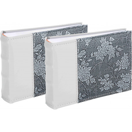 Album B 10x15/100M Flower-2, silver 2pcs