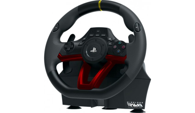 HORI RWA: Wireless Racing Wheel Apex, steering wheel (black / red, PlayStation 4, PC)