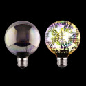 LED Light Bulb 3D E27 G125 3W 3000K 230V BALL