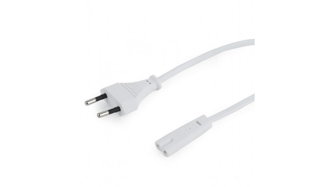 CABLE POWER EU 1.8M/WHITE PC-184/2-W GEMBIRD
