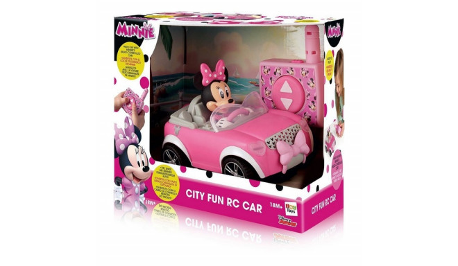 Ar Pulti Vadāma Automašīna Minnie Mouse City Fun Rozā