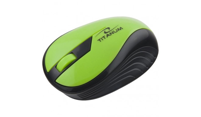 Titanium TM114G WIRELESS 3D OPTICAL MOUSE HARRIER GREEN