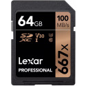 Lexar memory card SDXC 64GB Pro 667x U3 V30 100MB/s