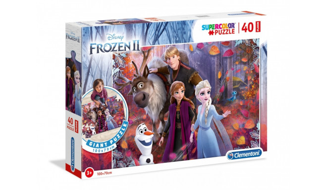 Floor Puzzle 40 elements Super Color - Frozen 2