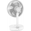 Platinet ventilaator akuga 3000mAh, valge/hall (45242)