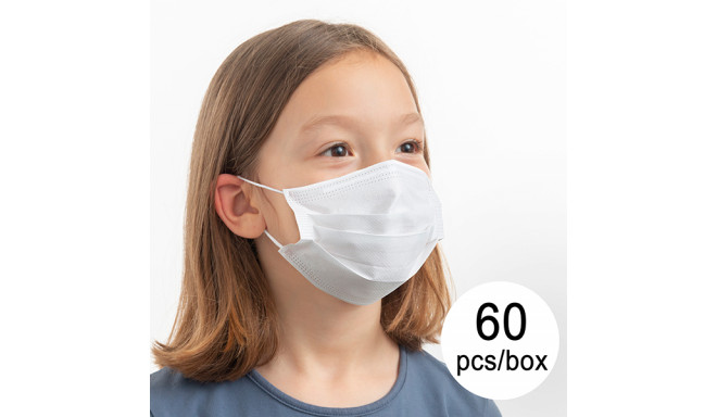 3-Layer Disposable Mask JS Size M (Pack of 60)