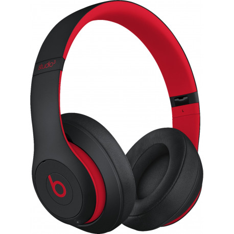 Beats беспроводные наушники + микрофон Studio3, defiant black/red