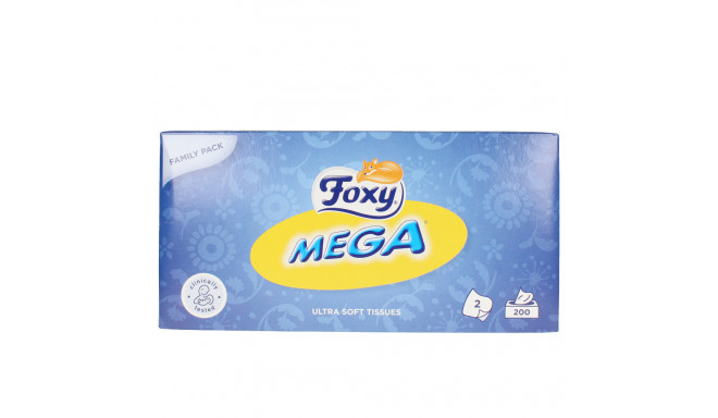 FOXY FACIAL MEGA pañuelos 200 u