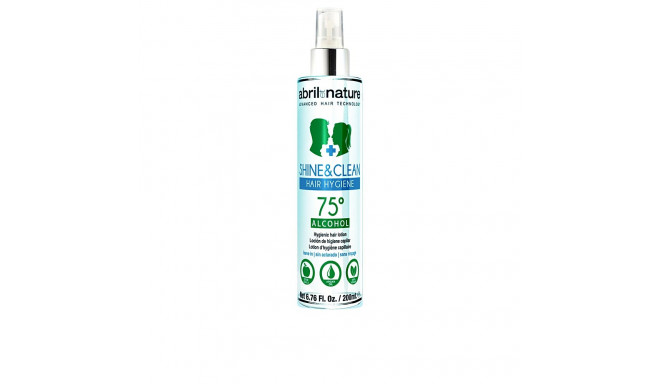 ABRIL ET NATURE SHINE&CLEAN hair hygiene 75º alcohol 200 ml