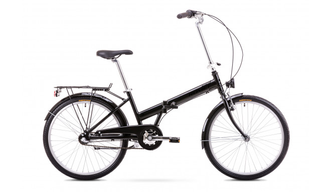 Foldable city bicycle 11 M Rower ROMET JUBILAT 3 black