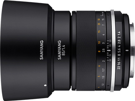 Samyang MF 85mm f/1.4 MK2 objektiiv Canonile