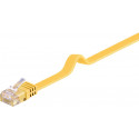 CAT FLAT 6-0050 U/UTP yellow  0.50m