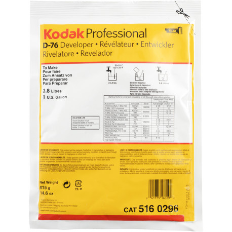 Kodak film developer D-76 3.8L
