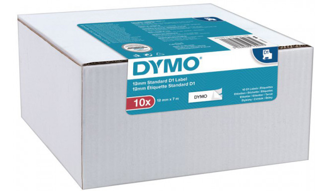 Dymo label tape D1 12mmx7m 10pcs