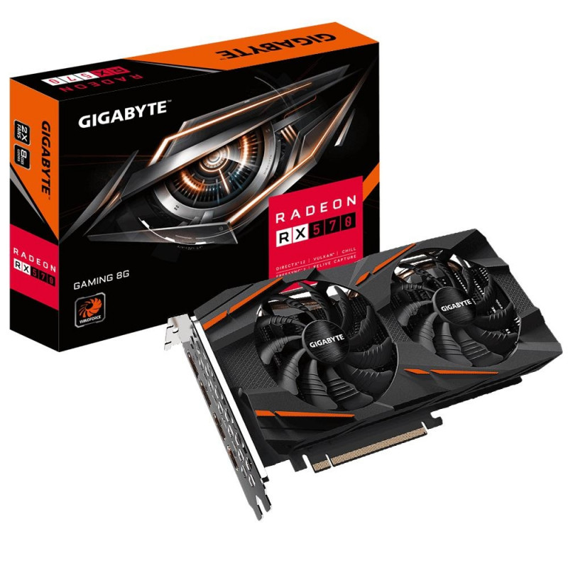 Graphics Card GIGABYTE AMD Radeon RX 570 8 GB 256 bit PCIE 3.0 16x