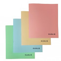 Kaustik A5 36l. jooneline, plastkaanega, assortii (4 pastellvärvi)