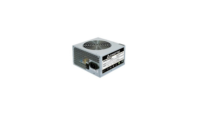 CHIEFTEC Value 400W efficacity 80p.c. ATX 12V 2.3 Cables 1x20+4PIN ATX 3xSATA 2xMolex 1x4PIN 12V 1x8