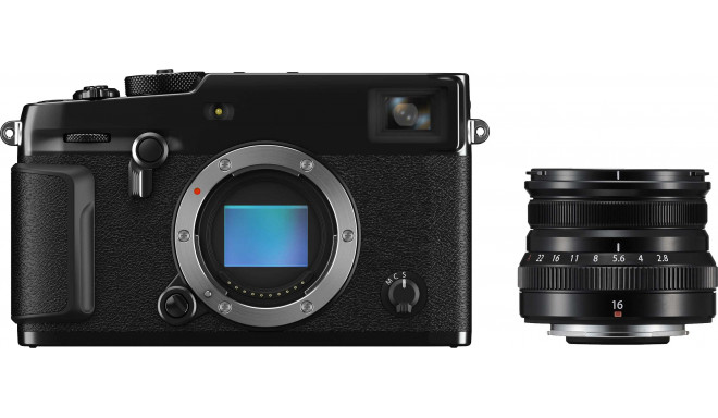 Fujifilm X-Pro3 + XF 16mm f/2.8, black