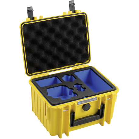 B&W GoPro Case Type 2000 Y yellow w. GoPro 8 Inlay
