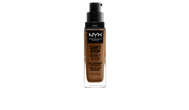 NYX PROFESSIONAL MAKE UP CAN'T STOP WON'T STOP full coverage foundation #sienna