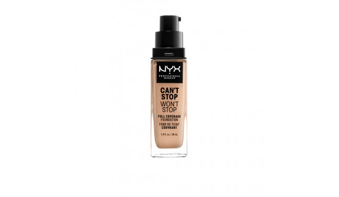 NYX PROFESSIONAL MAKE UP CAN'T STOP WON'T STOP full coverage foundation #natural