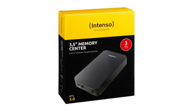 3TB 3,5'' HDD USB 3.0 MEMORYCENTER Black 