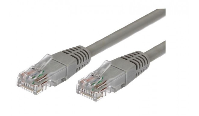 Cable Patchcord cat.6A RJ45 UTP 1m. grey