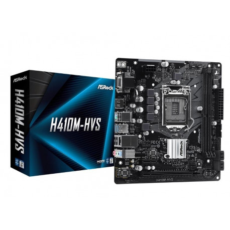 ASRock emaplaat H410M-VHS s1200 2DDR4 HDMI/D-SUB mATX