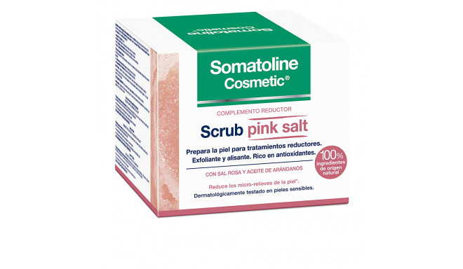 SOMATOLINE COSMETIC SCRUB exfoliante complemento reductor pink salt 350 gr