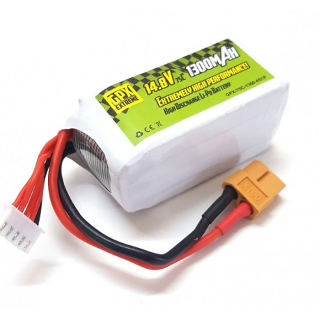 1300mAh 14.8V 75C GRAPHENE GPX Extreme