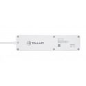 Tellur WiFi Power Strip, 3 Outlets, 4*USB 4A, 2200W, 10A, 1.8m