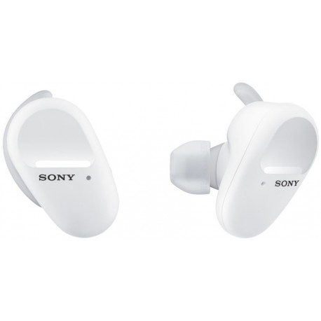 Sony juhtmevabad kõrvaklapid + mikrofon WF-SP800NW, valge
