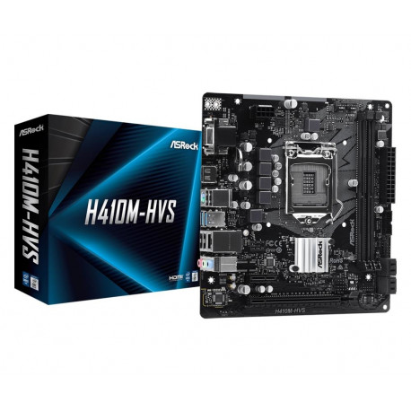 ASRock emaplaat Intel H410 Express LGA1200 MicroATX