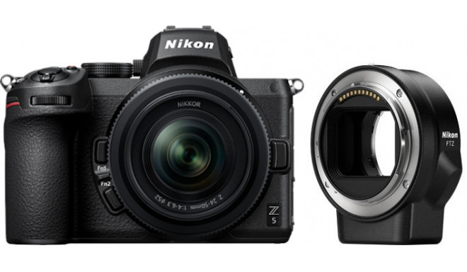 Nikon Z5 + Nikkor Z 24-50 мм f/4-6.3 + адаптер для объектива FTZ