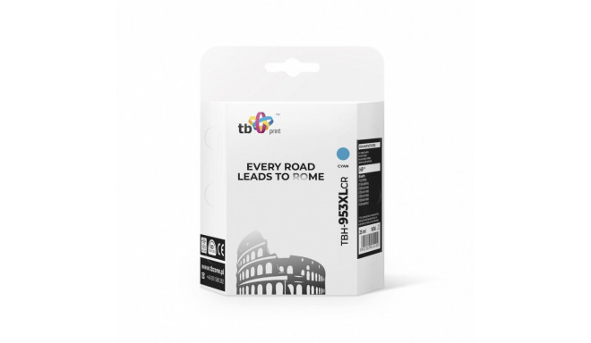 Ink for HP OJ 8710 AiO TBH-953XLCR cyan refabrication
