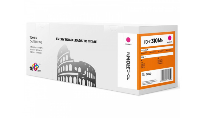 Toner for OKI C310 TO-C310MN magenta 100% new