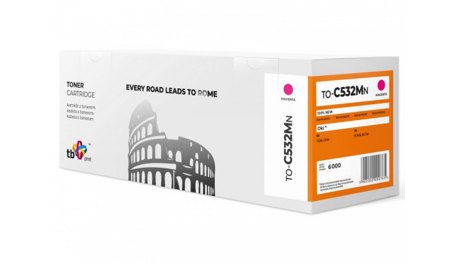 Toner for OKI C532 TO-C532MN Magenta 100% new