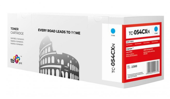 Toner for Canon LBP620C 054H TC-054CXN CYAN 100%