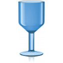 ViceVersa plastic wine glass, blue