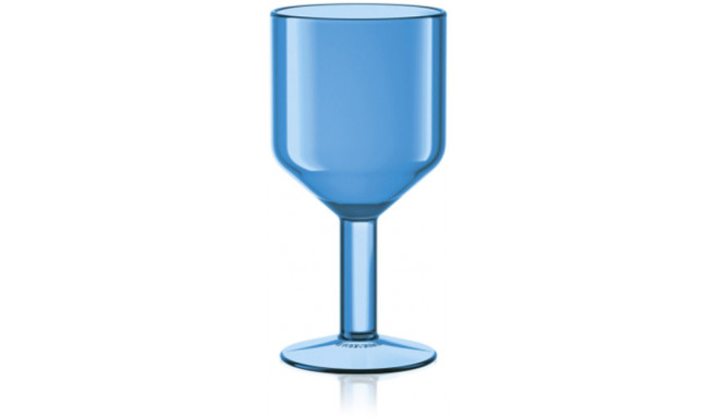 ViceVersa plastic wine glass, blue