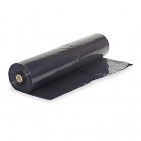 Ehituskile 6x60m 0,20mm must 360m²