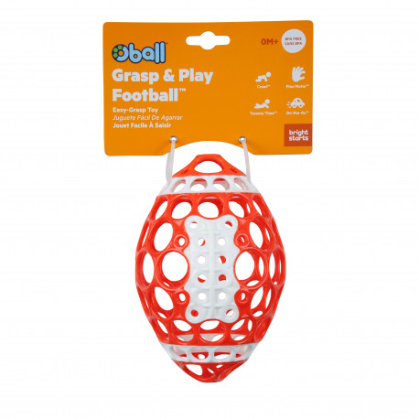 OBALL football, red/white, 12349