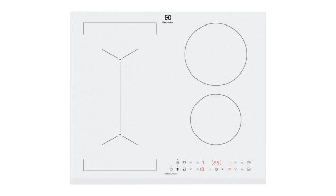 Electrolux built-in induction hob LIV63431BW, white