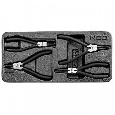 Circlip pliers set, 4 pcs